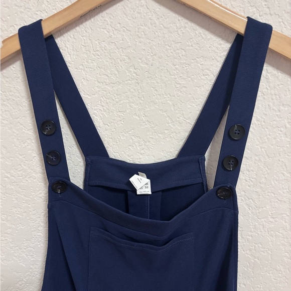 Halara waffle knit jogger overalls - Picture 3 of 8